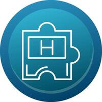 Periodic Table Line Button vector