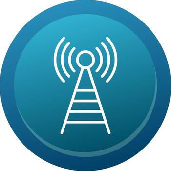Broadcast Line Button vector