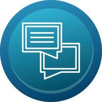 Chat Line Button vector