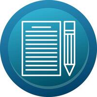 Contract Line Button vector