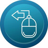 Mouse Line Button vector