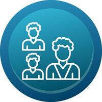 Group Line Button vector