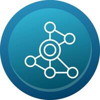 Network Line Button vector