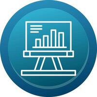 Presentation Line Button vector