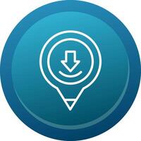 Placeholder Line Button vector