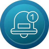 Notification Line Button vector