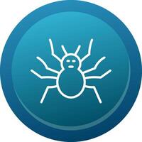 Spider Line Button vector