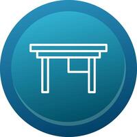Desk Line Button vector