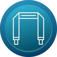 Camera Strap Line Button vector