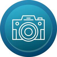 Compact Camera Line Button vector