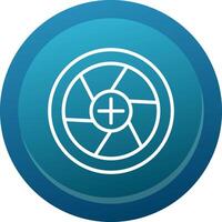 Diaphragm Line Button vector