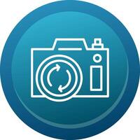 Front Camera Line Button vector