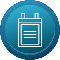 Camera Battery Line Button vector