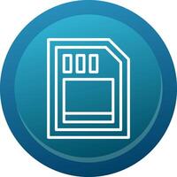 Camera Drive Line Button vector