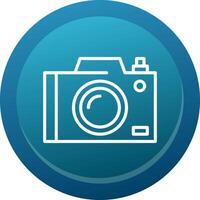 Camera Line Button vector