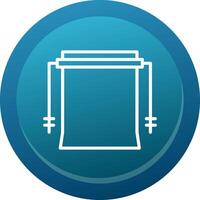 Camera Backdrop Line Button vector