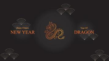 Dragon Pattern chinesse ornament , lunar new year background vector
