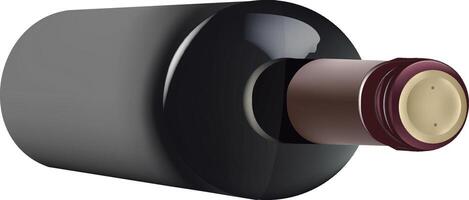 A bottle with a lid on it vector