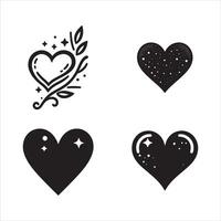 The Blueprint of a Heart vector