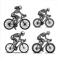Bone Rattling Bicycle Ride vector