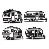 The Camper Way of Life vector