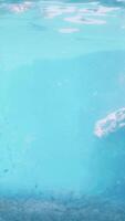 An underwater view of some rocks and water video