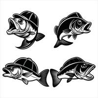 Ripples and Rays Brown Trout in Motion vector