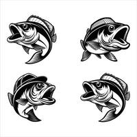 Angler s Art The Perfect Trout Jump vector