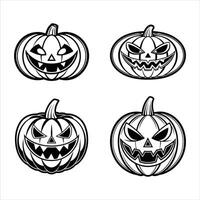 Halloween Pumpkin Frames vector