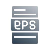 Eps editable gradient document icon. can be used for website, ui and mobile app. vector