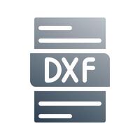 Dxf file format document gradient . can be used for website, ui and mobile app. vector