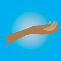 A hand reaching out to grab something vector