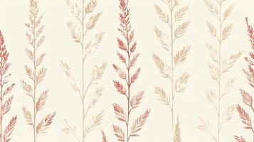 A pattern of red and white flowers on a white background photo