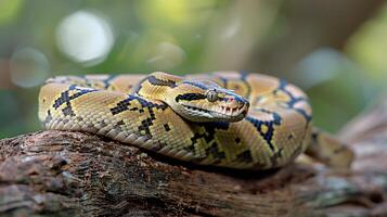 A snake on a tree photo
