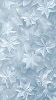 A blue background with white flowers photo