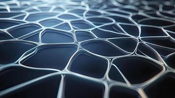 A close up of a mesh of wires photo