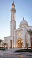 The grand mosque in abu dhabi photo