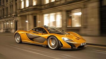 Mclaren p1 hypercar is the fastest car in the world photo
