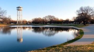 A body of water photo