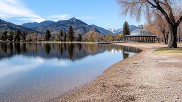 A body of water photo