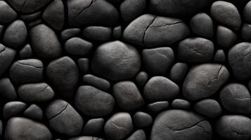 A black and white photo of a stone wall