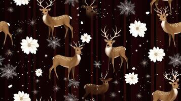 Christmas deer fabric by jessica on spoonflower - custom fabric photo