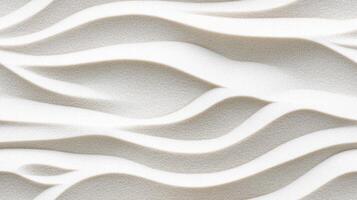 A white wall with waves of white foam photo