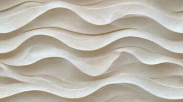 A close up of a wall with waves photo