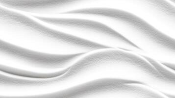 A white background with waves of cream photo