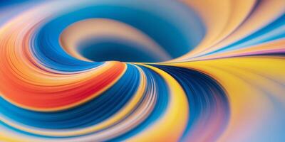 abstract colorful swirl surface with smooth gradient effects for background or design use photo