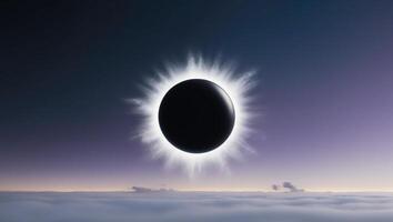 A black object is shown in the sky photo