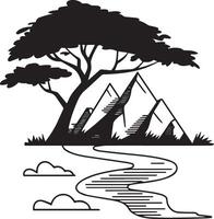 A set of design elements like Nature Icon Set vector