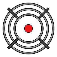 illustration of Target Scope vector