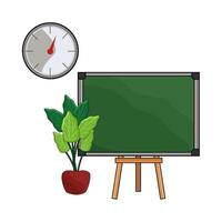 Classroom Chalkboard Background vector
